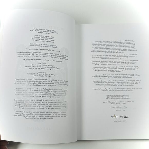 Word on Fire Bible (Volume 1) : The Gospels by Robert Barron 2020 USED Paperback - Picture 7 of 7